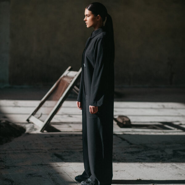 Juodas kombinezonas „MINIMAL“ (senoji versija)