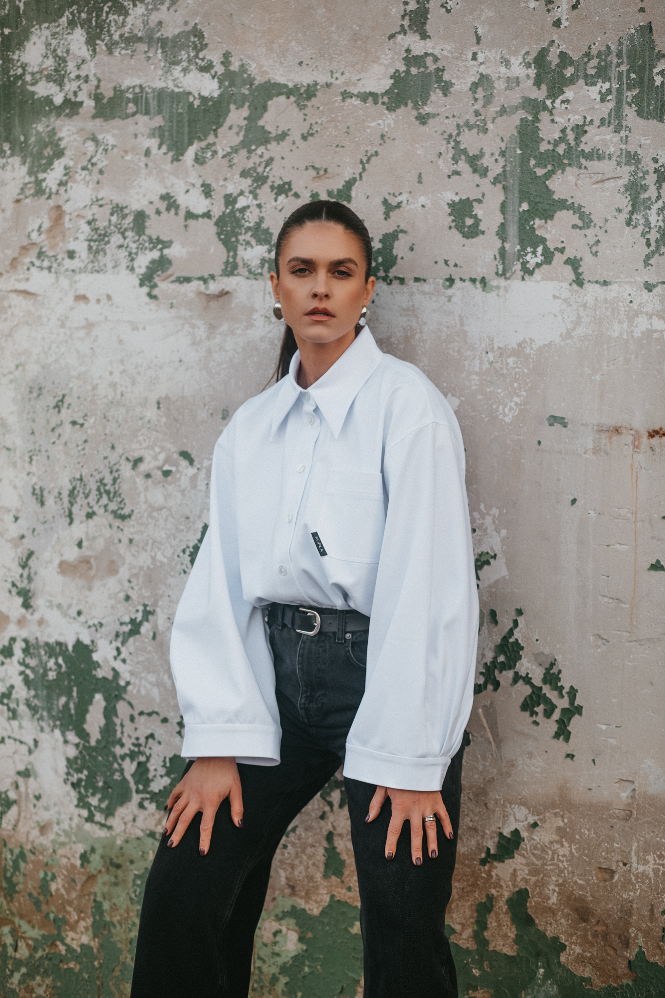 Balti marškiniai „LAYR“ - Image 11