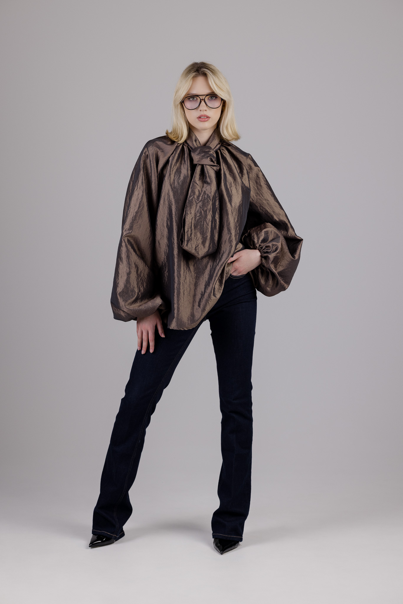 Ruda taftos palaidinė „POISE“ - Image 2