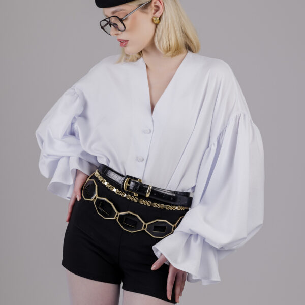 Balti marškiniai „OPUS“