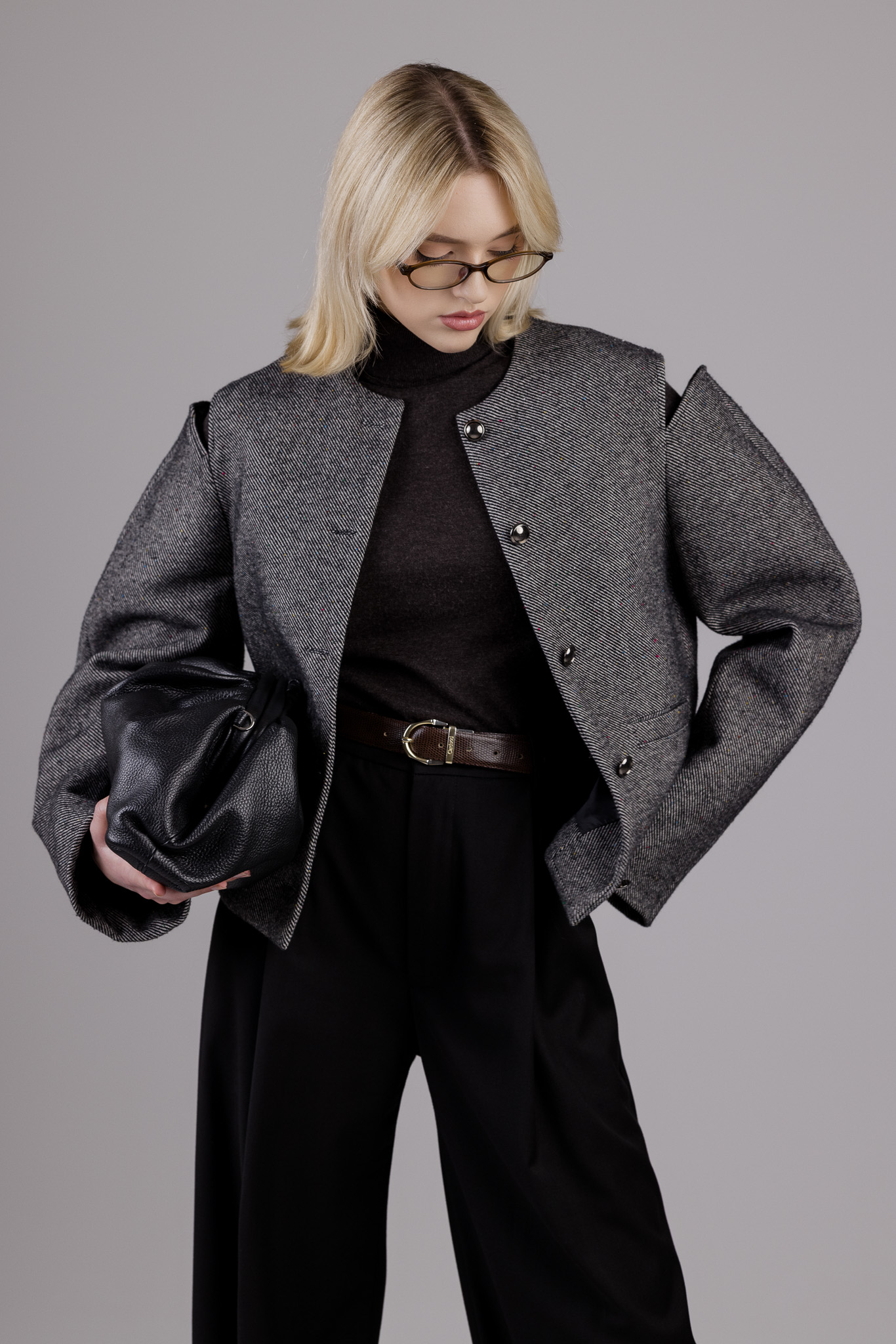 Švarkas atvirais pečiais „CONFETTI“ - Image 4