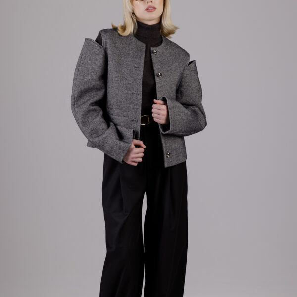 Švarkas atvirais pečiais „CONFETTI“