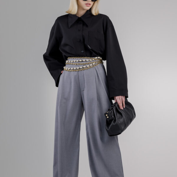 Juodi marškiniai „LAYR“