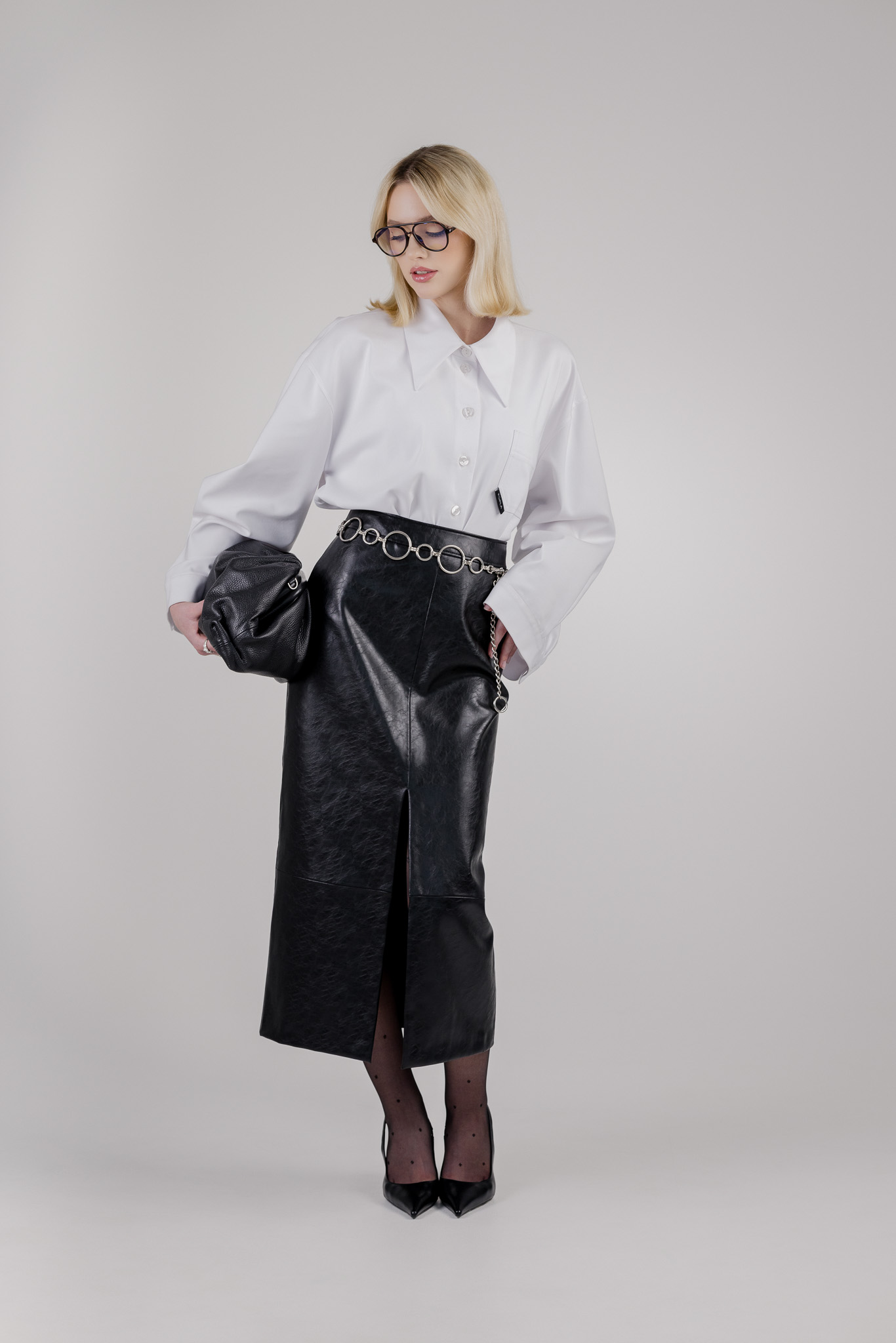 Balti marškiniai „LAYR“ - Image 10