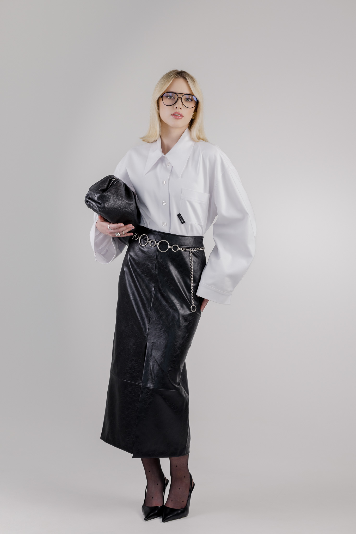 Balti marškiniai „LAYR“ - Image 8