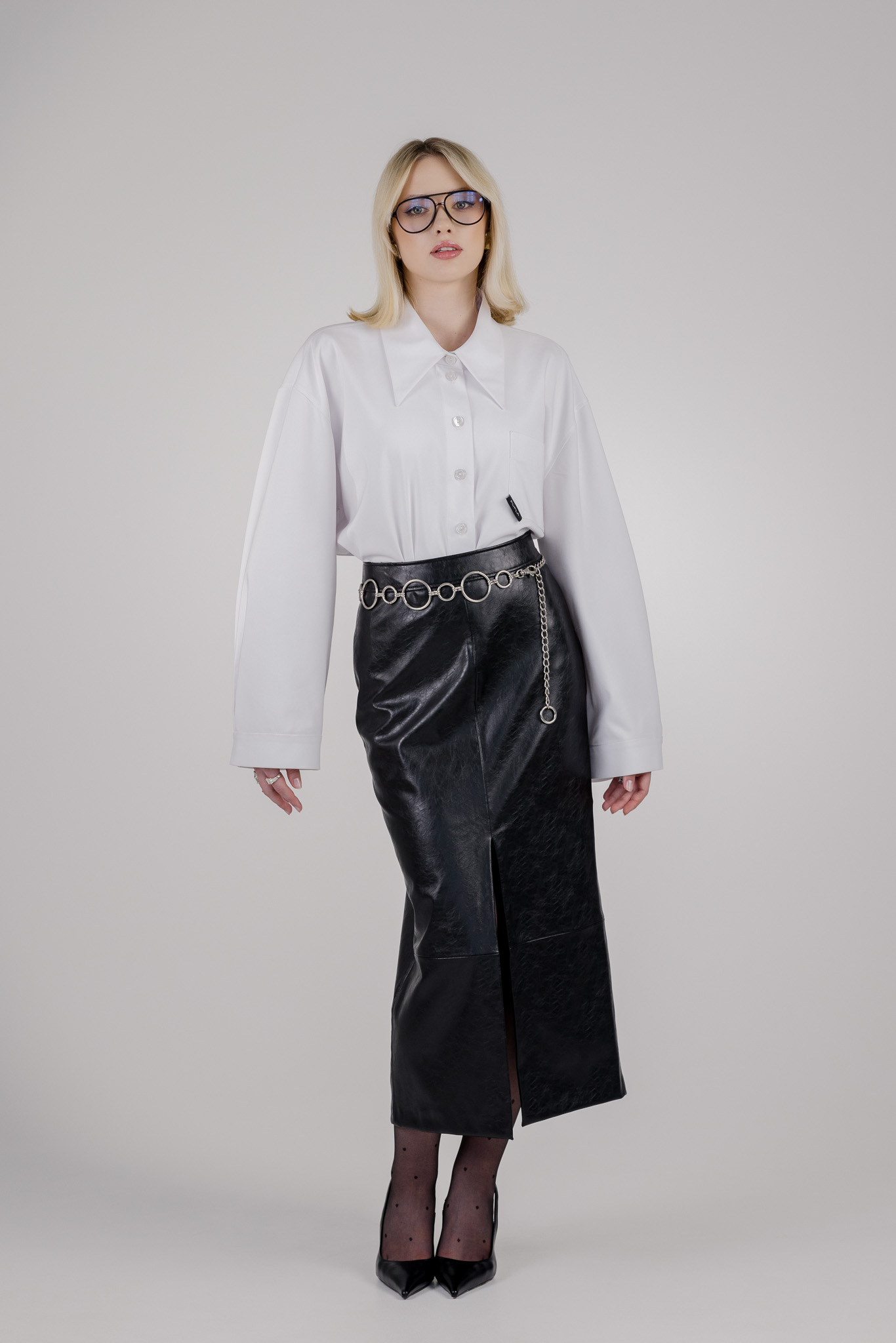 Balti marškiniai „LAYR“ - Image 2