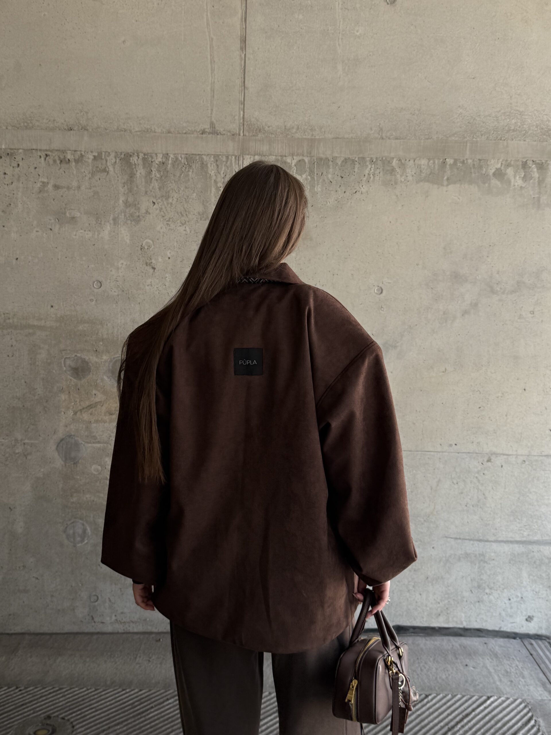 Tamsiai rudas švarkas „VINTAGE“ - Image 10