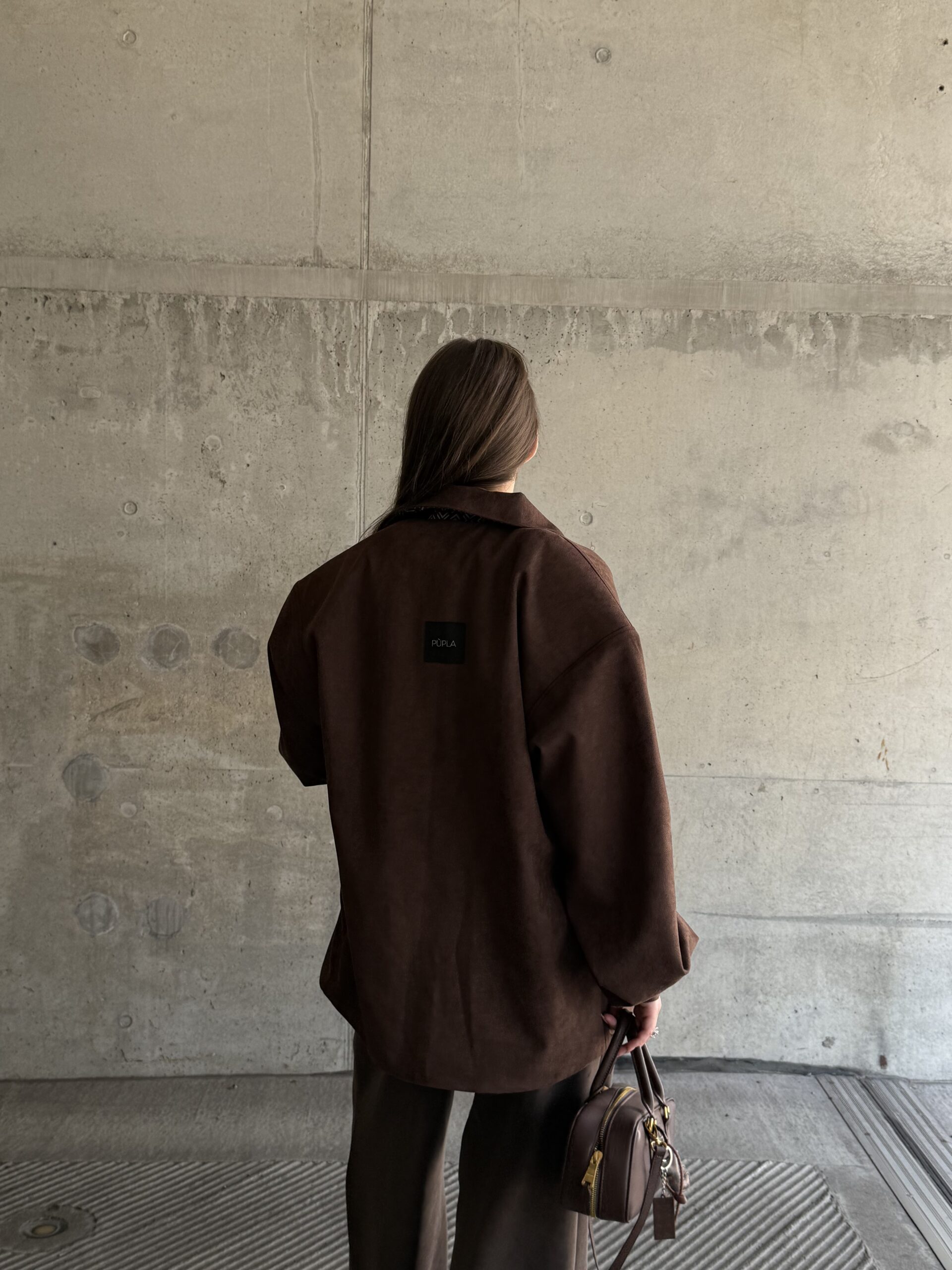 Tamsiai rudas švarkas „VINTAGE“ - Image 15