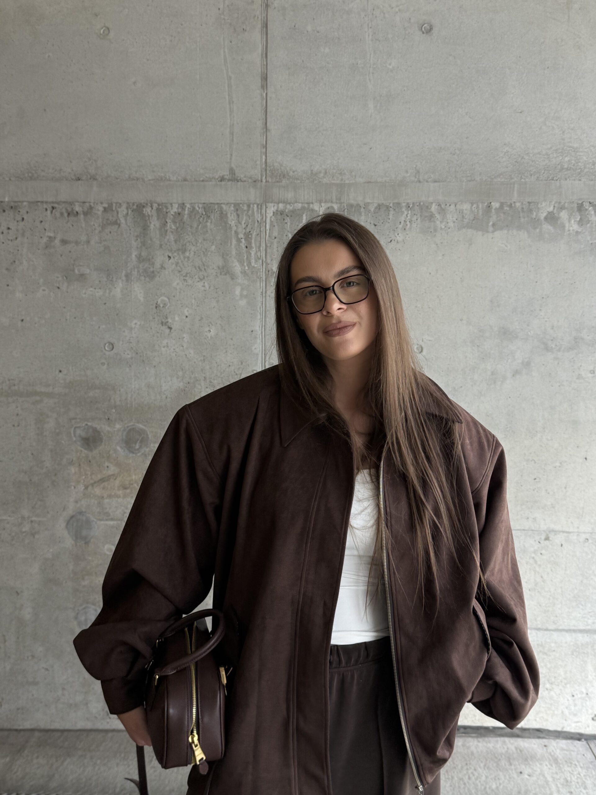 Tamsiai rudas švarkas „VINTAGE“ - Image 9