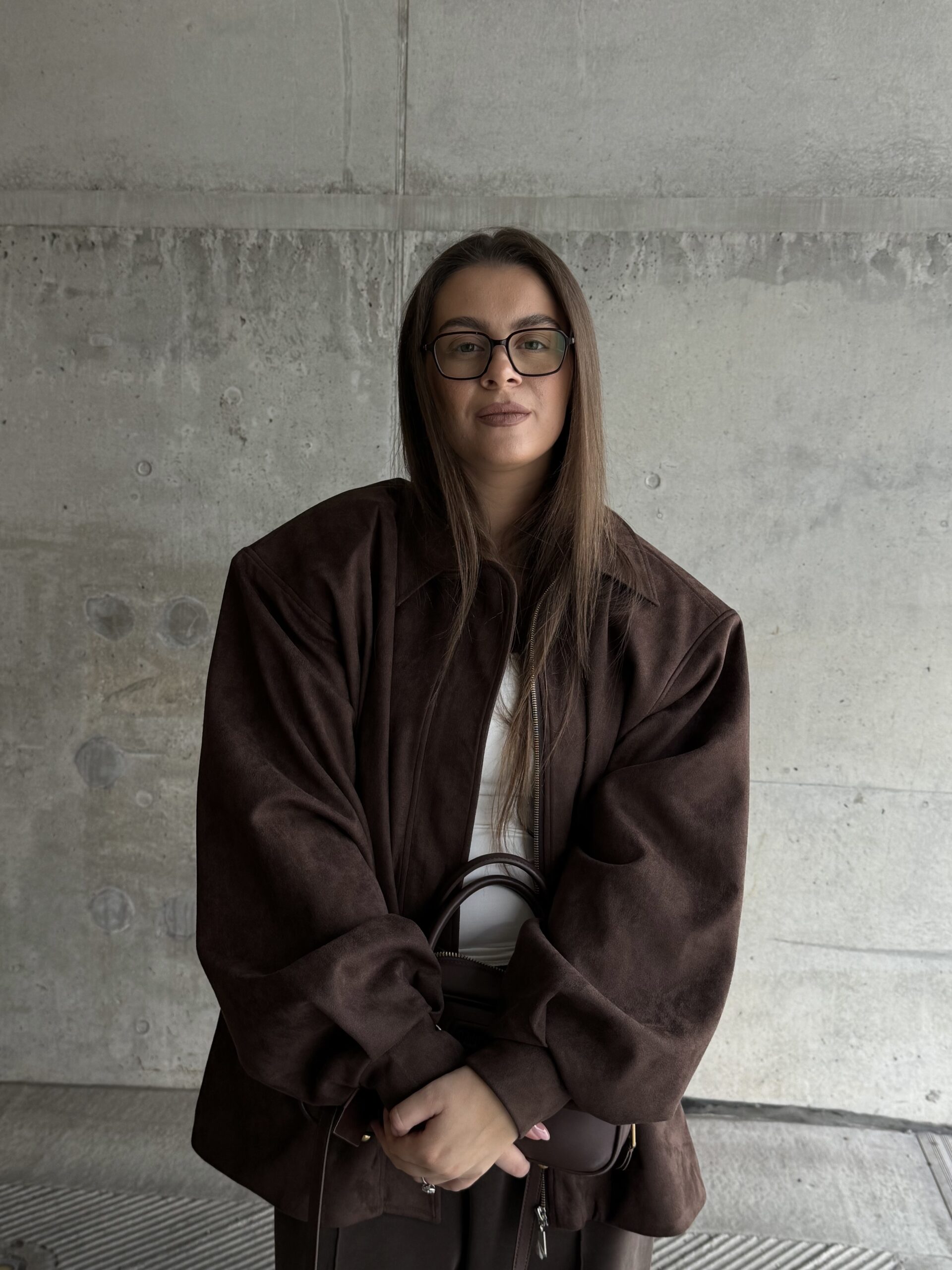 Tamsiai rudas švarkas „VINTAGE“ - Image 14