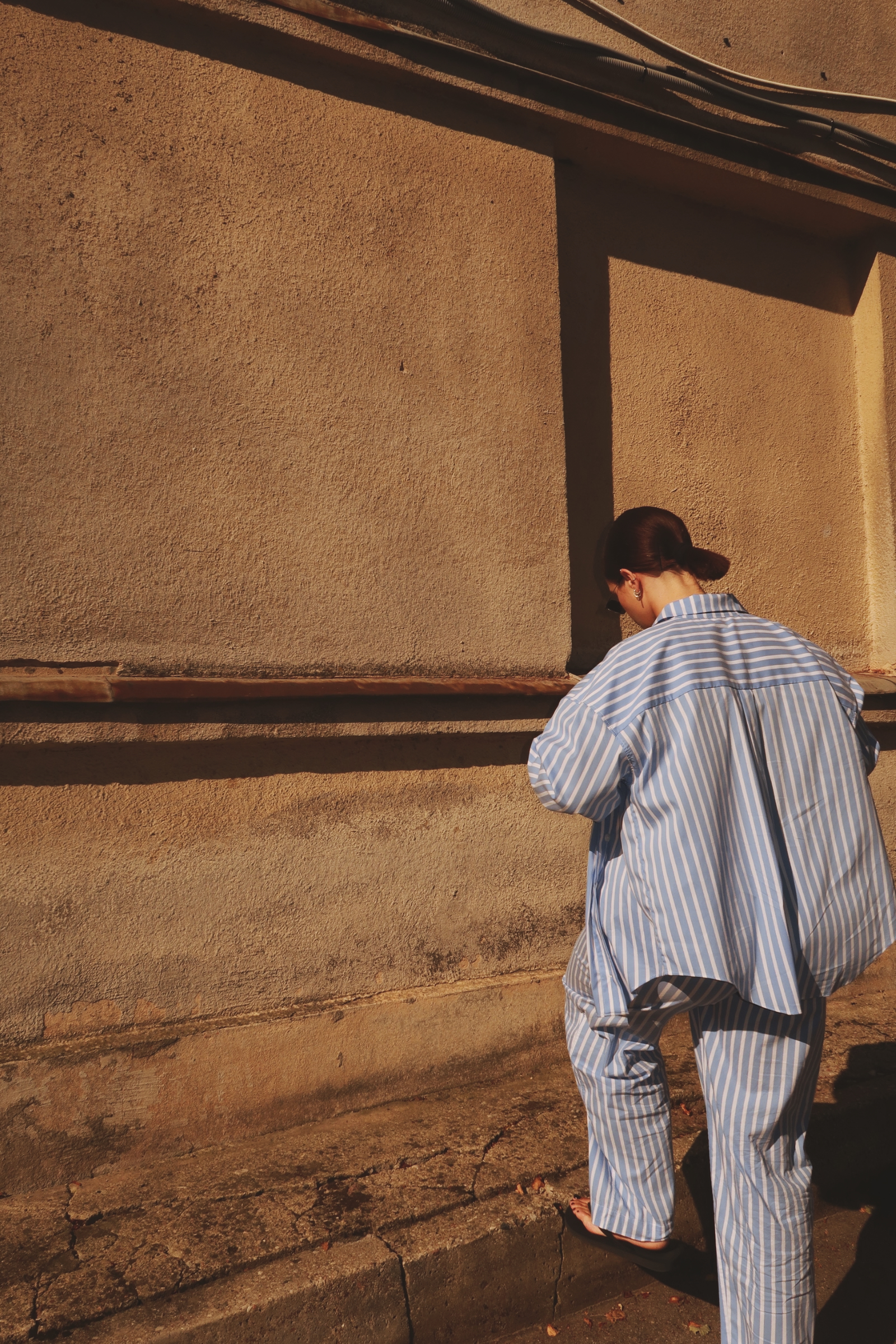 Žydros dryžuotos kelnės - Image 14