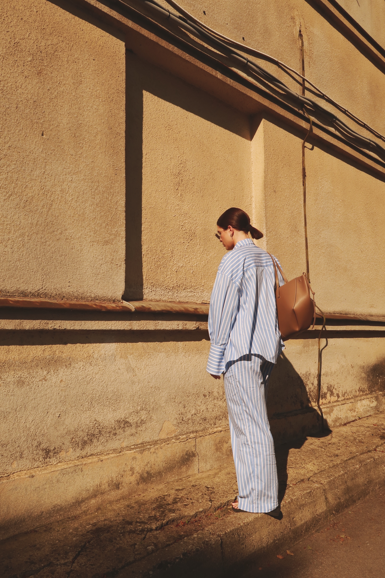 Žydros dryžuotos kelnės - Image 4