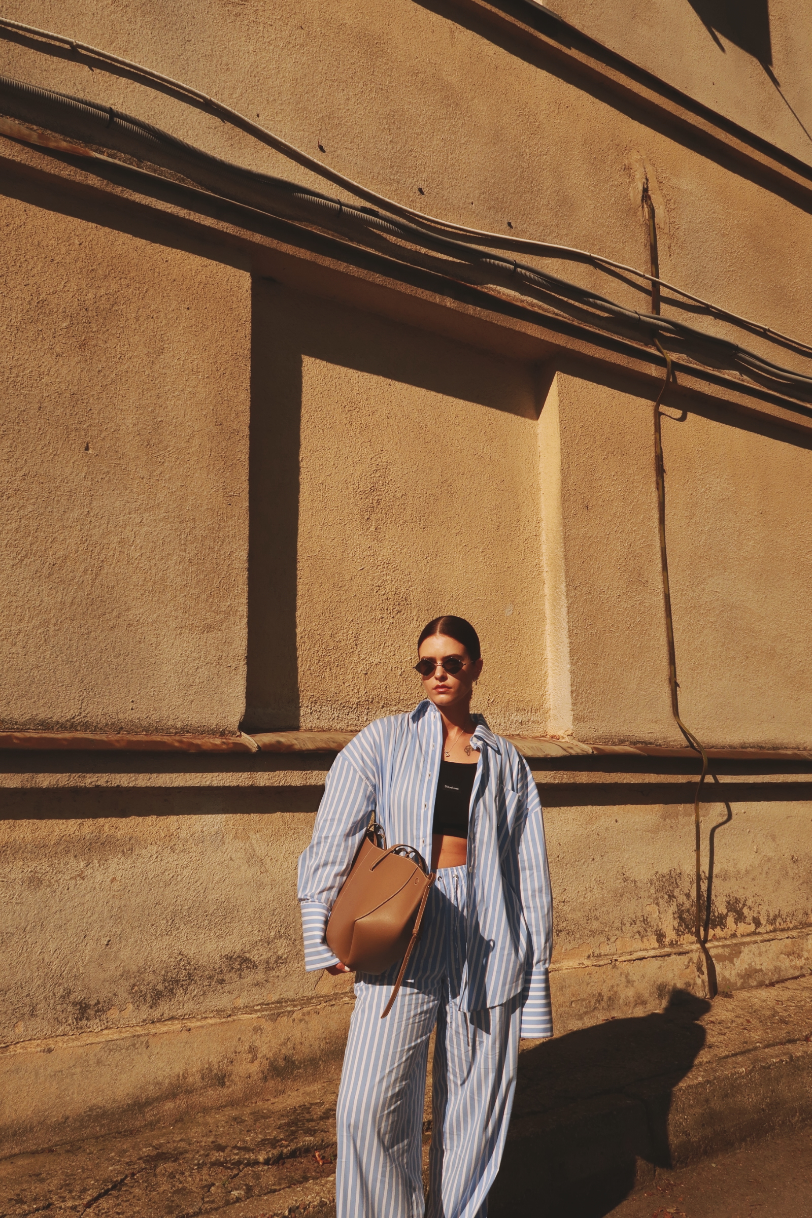 Žydros dryžuotos kelnės - Image 6