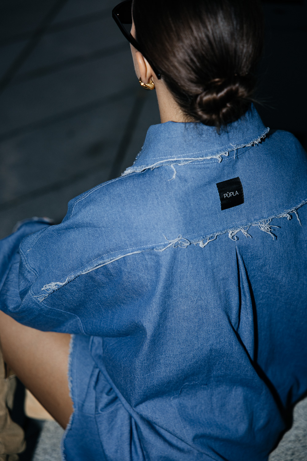 Mėlyni džinsiniai marškiniai „CORD“ - Image 4