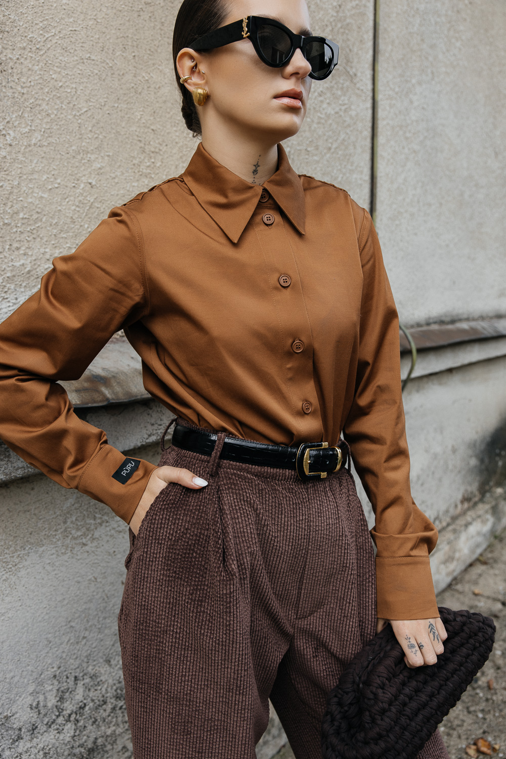 Rudi marškiniai „FRAME“ - Image 5