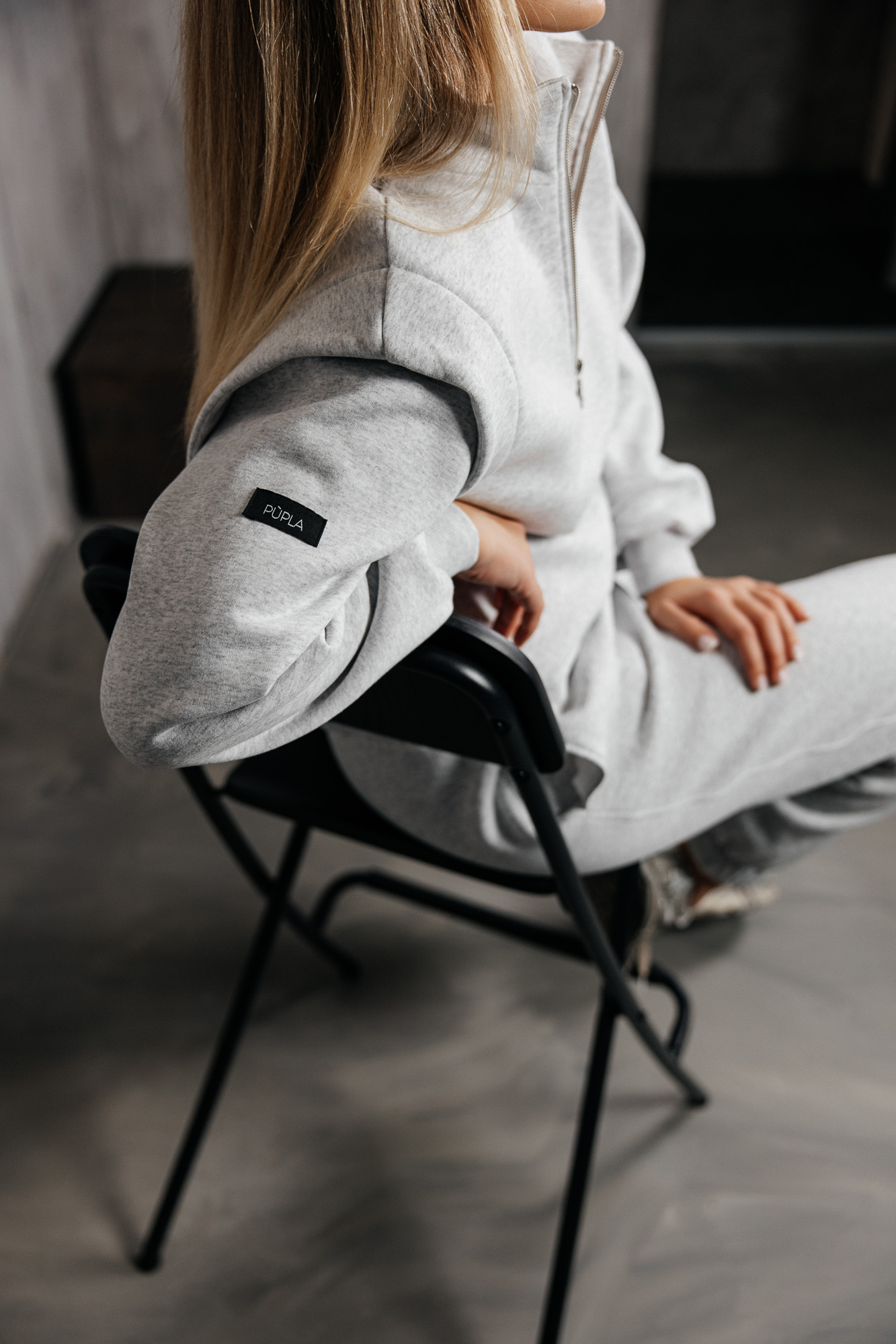 Šviesiai pilkos klasikinės laisvalaikio kelnės „MASS“ - Image 10