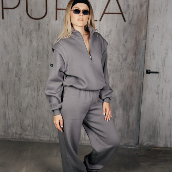 Pilkos transformuojamos laisvalaikio kelnės „MASS“