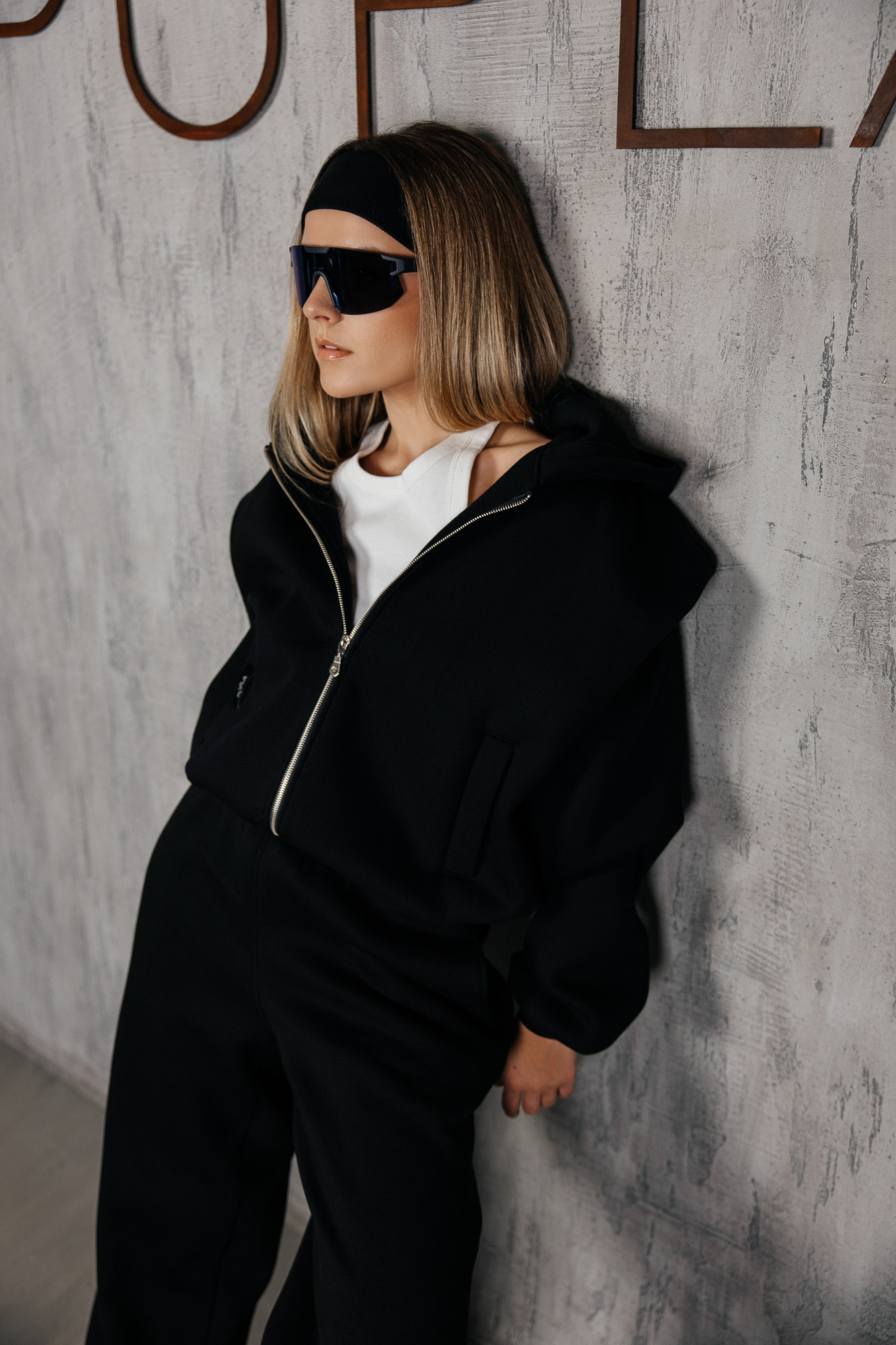 Juodos transformuojamos laisvalaikio kelnės „MASS“ - Image 5