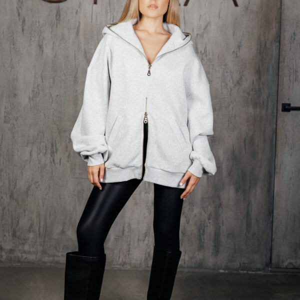 Šviesiai pilkas džemperis „VAULT“