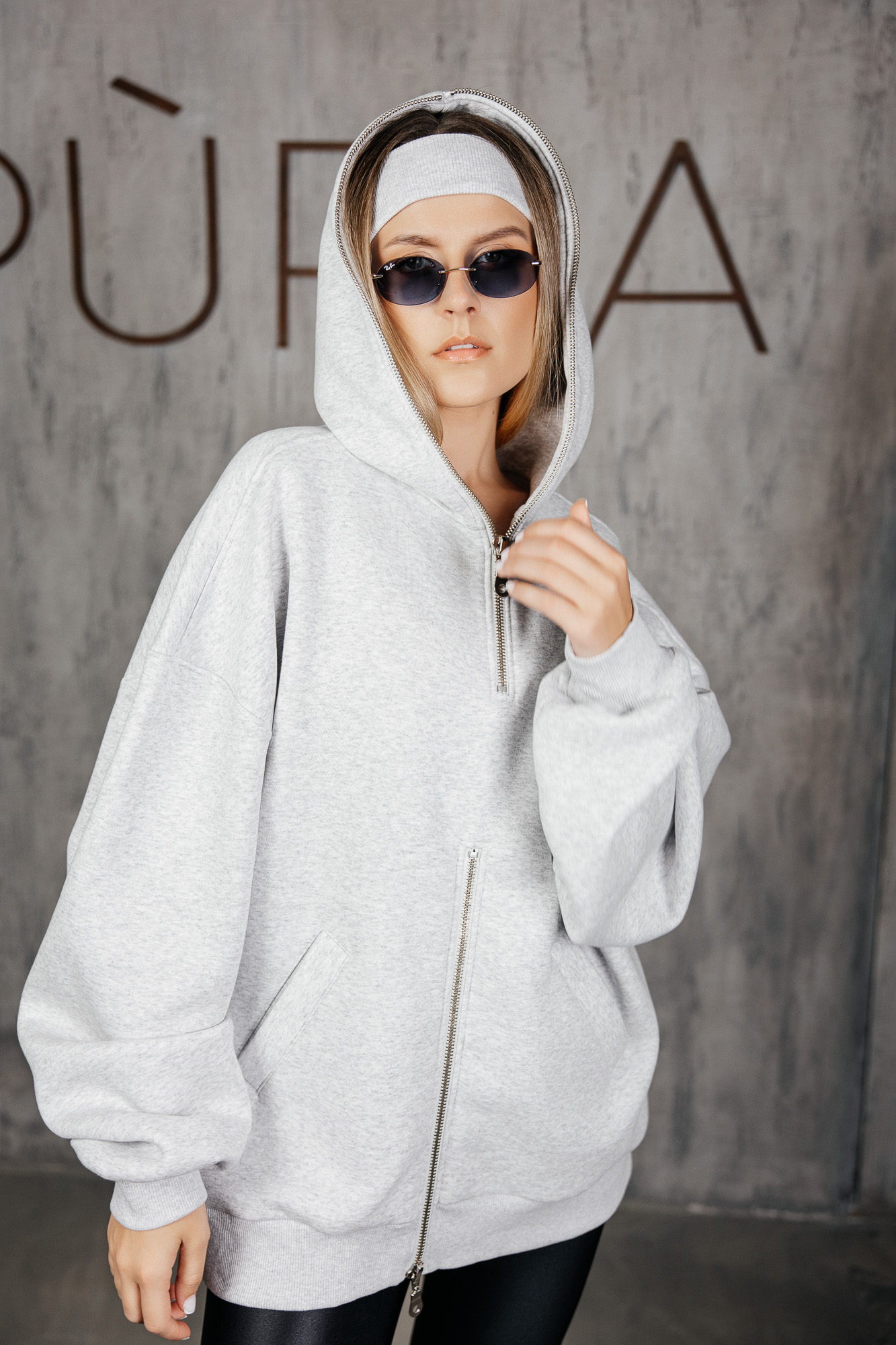 Šviesiai pilka galvos juosta „ARC“ - Image 46