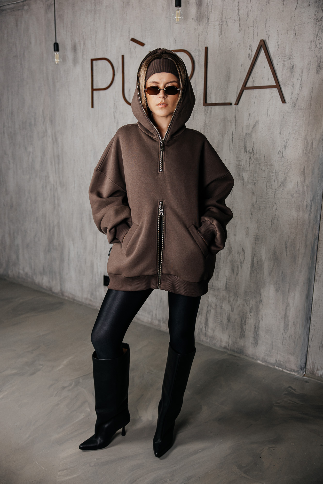 Rudas džemperis „VAULT“