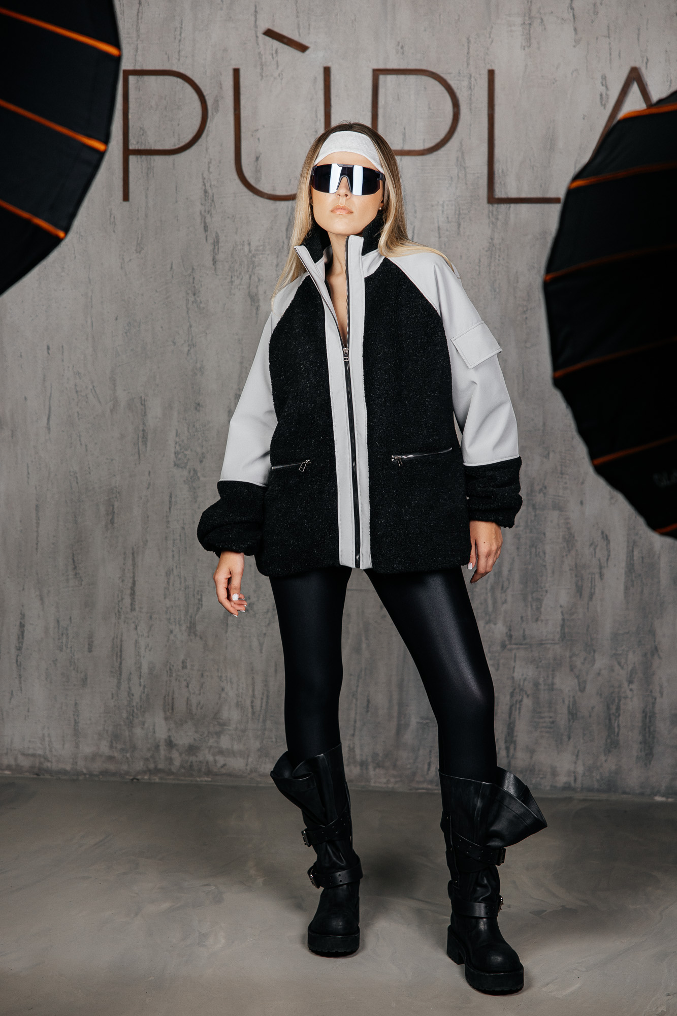 Šviesiai pilka galvos juosta „ARC“ - Image 56