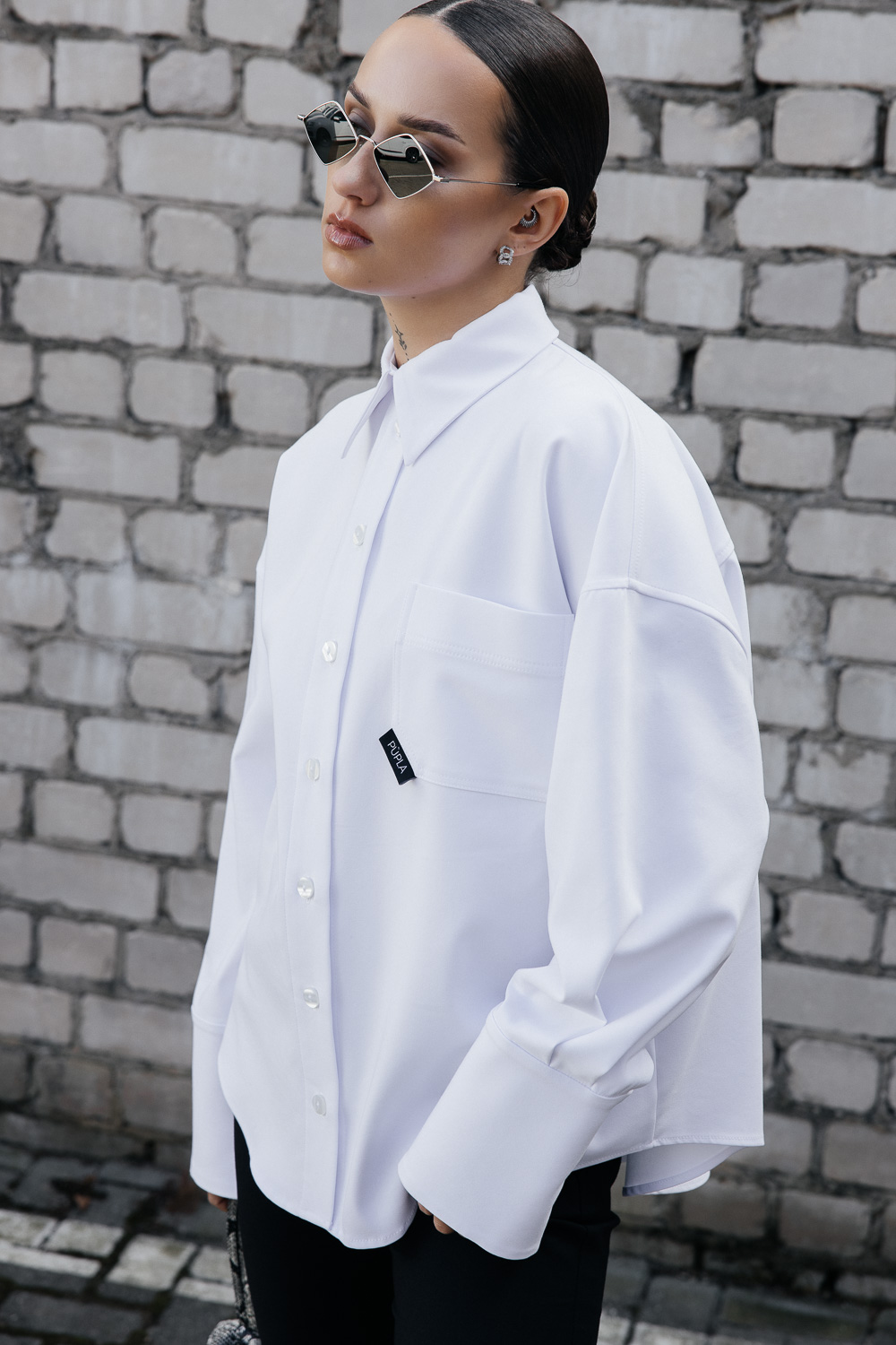 Balti marškiniai „BASE“ - Image 6