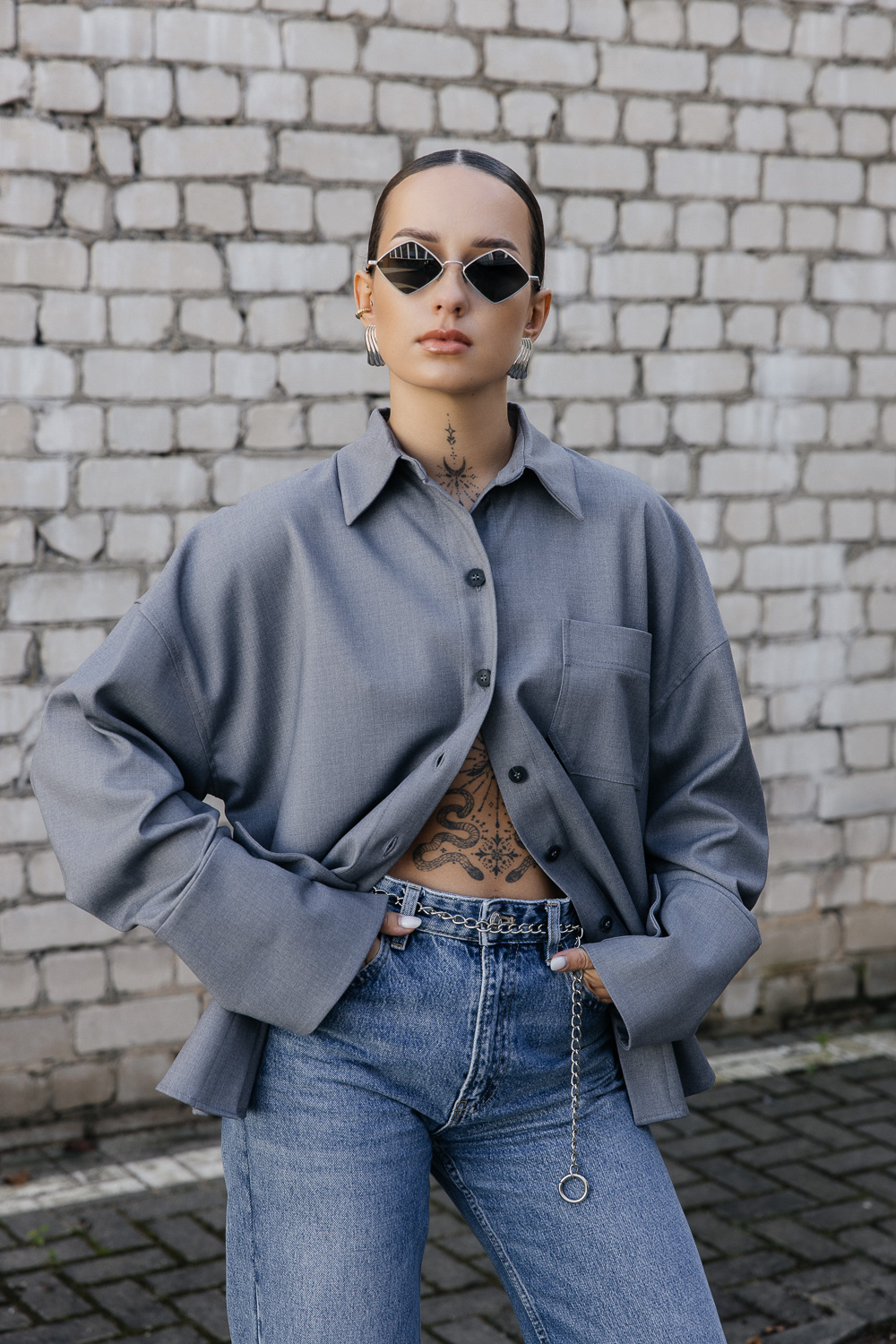 Pilki marškiniai „CORE“ - Image 3