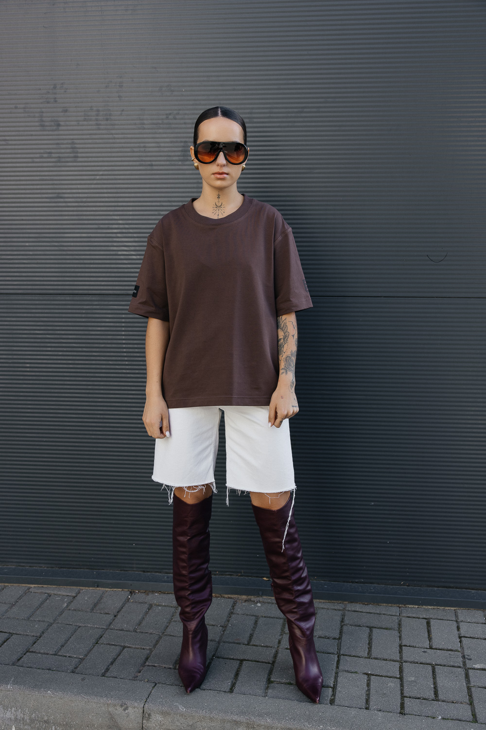 Rudi klasikiniai marškinėliai - Image 6