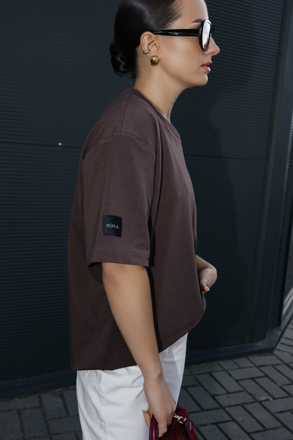 Rudi klasikiniai marškinėliai - Image 3