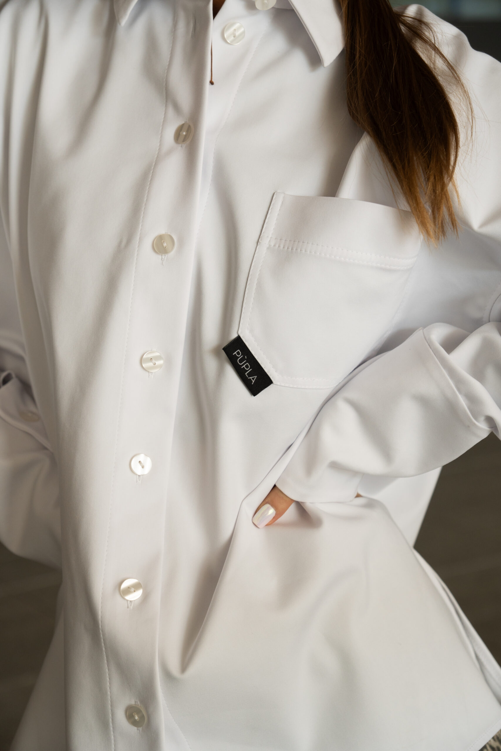 Balti marškiniai „BASE“ - Image 13