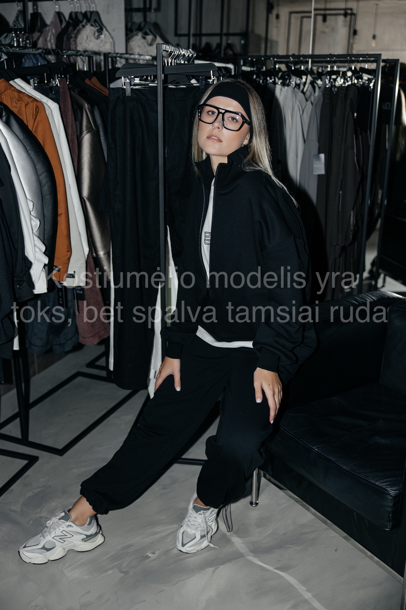 Tamsiai rudas laisvalaikio kostiumėlis „SHIFT“ - Image 10