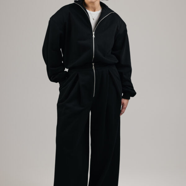 Juodos laisvalaikio kelnės „STATE“