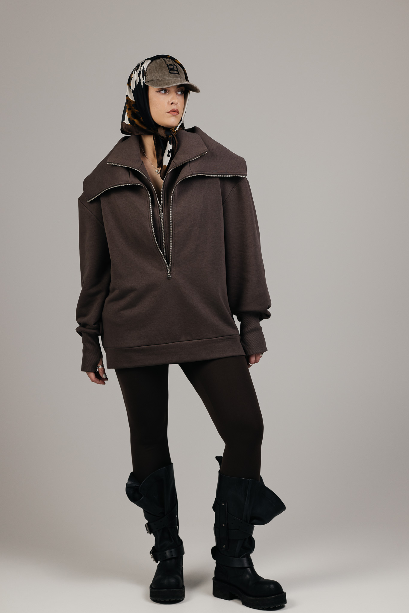 Rudas džemperis „DUAL“ - Image 8