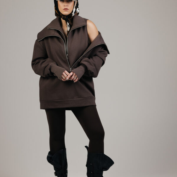 Rudas džemperis „DUAL“