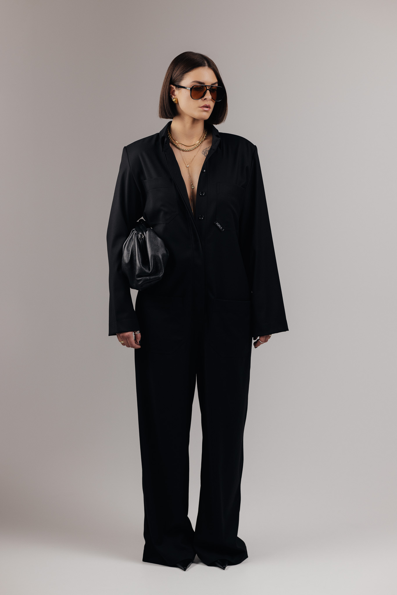 Juodas kombinezonas „MINIMAL“ - Image 9