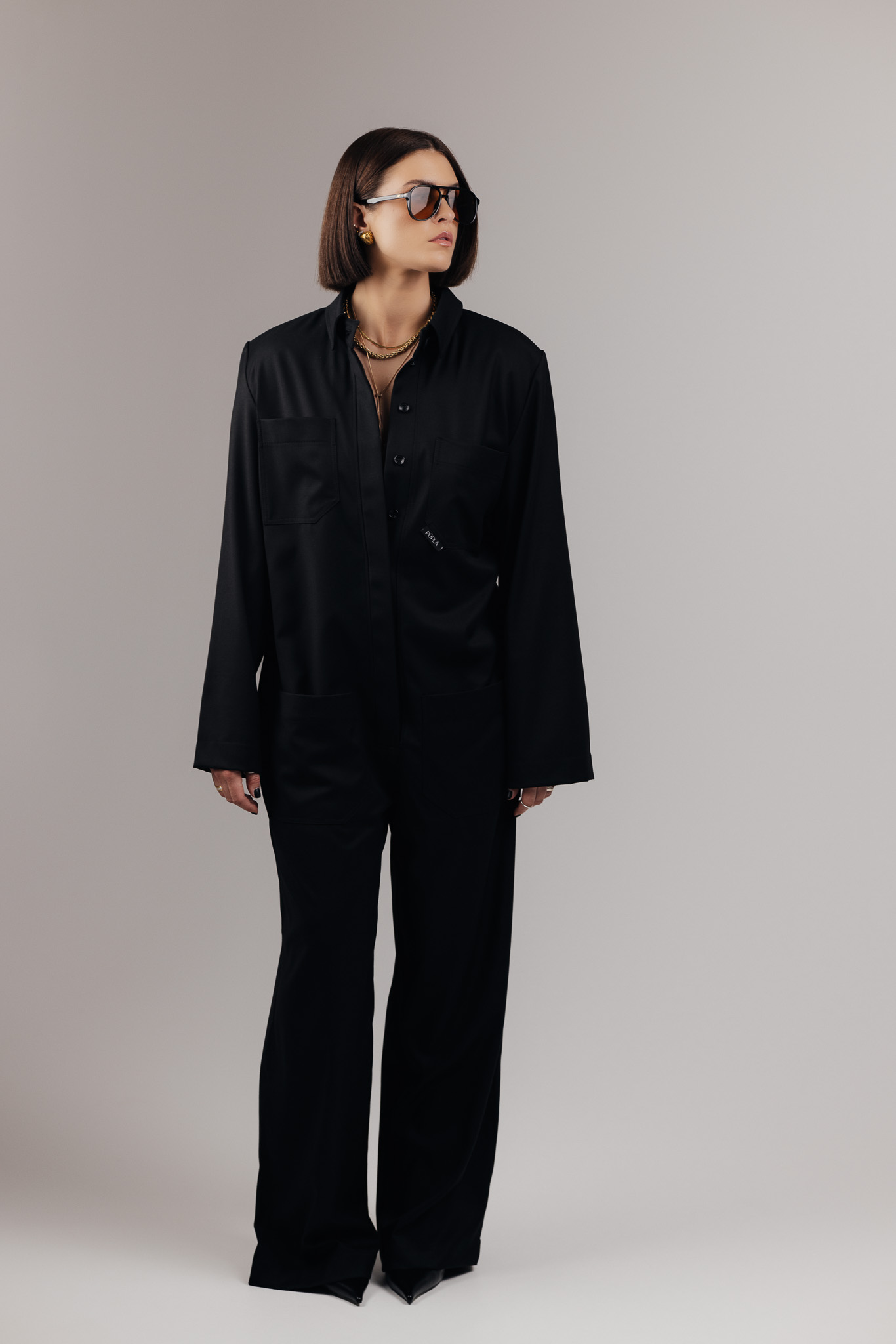 Juodas kombinezonas „MINIMAL“ - Image 8