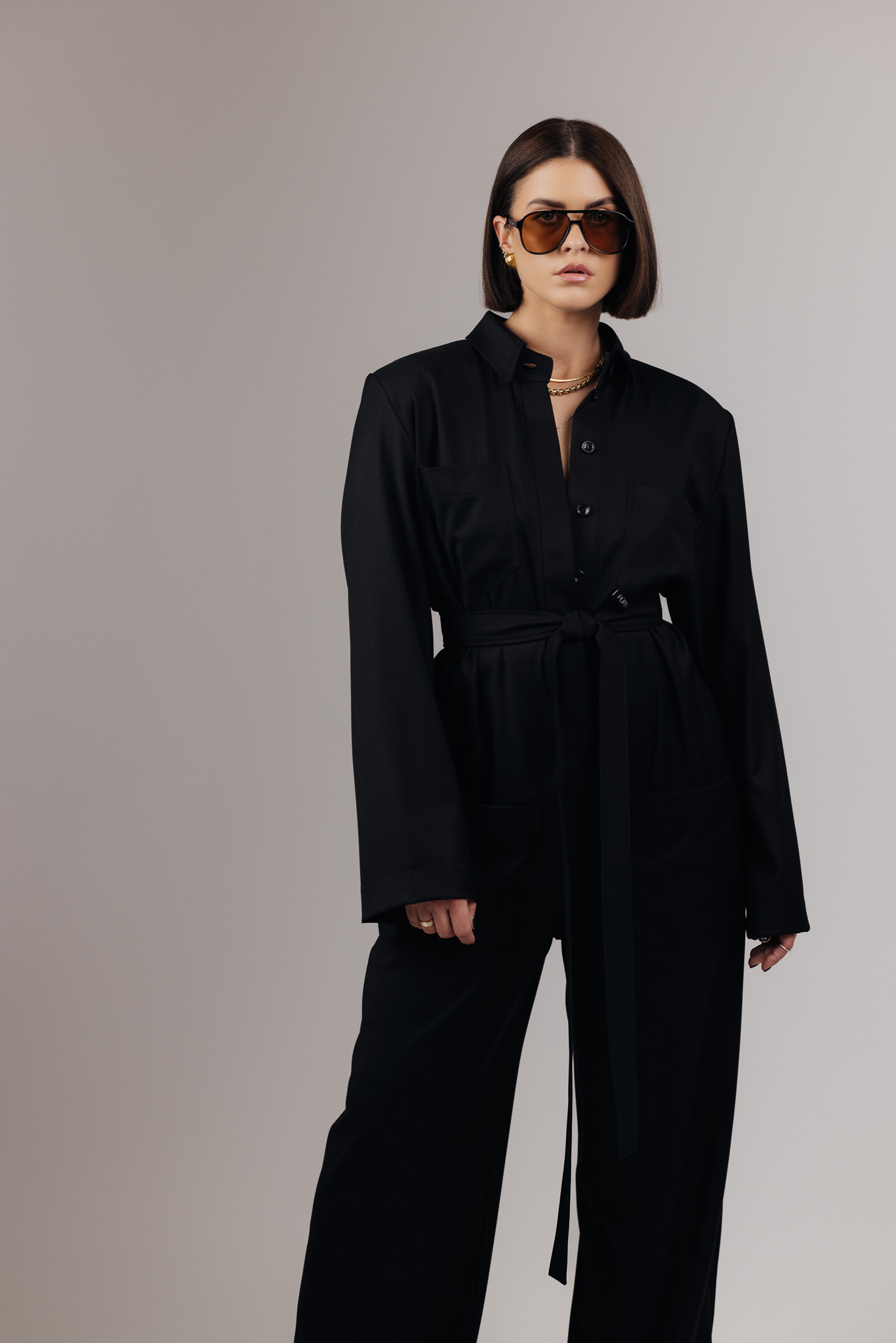 Juodas kombinezonas „MINIMAL“ - Image 3