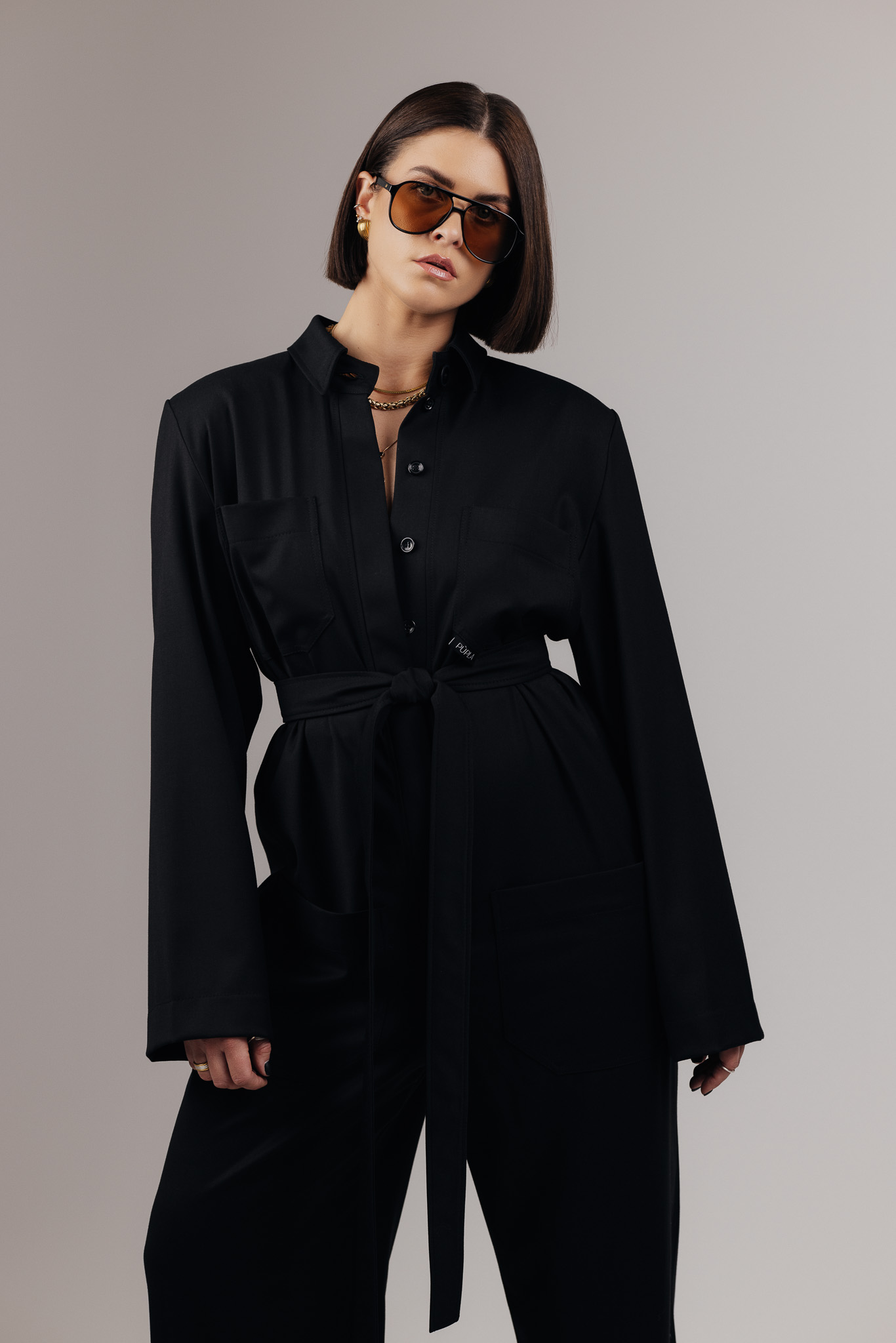 Juodas kombinezonas „MINIMAL“ - Image 2