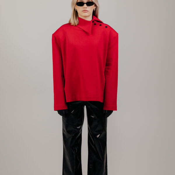 Raudonas džemperis „ATLAS“