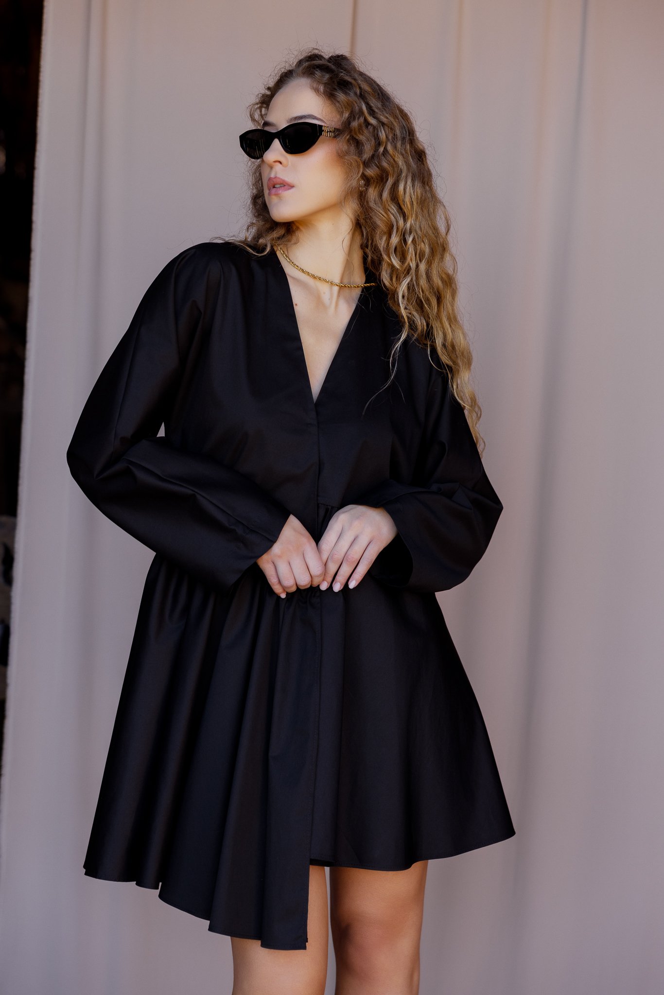 Juoda suknelė „VEIL“ - Image 3